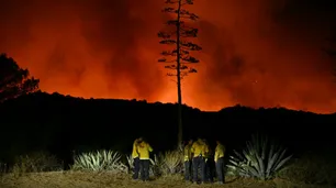 Incendios en Los Angeles: menos vientos permitieron avances a los bomberos, pero hay saqueos