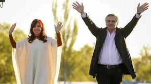 Alberto y Cristina celebraron el Día de la Lealtad en La Pampa, con críticas a Macri
