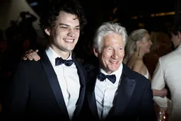 Richard Gere llevó a Homer, su hijo mayor, al Festival de Cannes