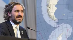 Santiago Cafiero ratificó en el Senado su queja por un mapa chileno que incorpora territorio que es de Argentina