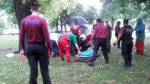 Villa Lugano: una mujer muerta y un hombre en grave estado por un rayo