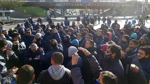 General Paz: pese a las promesas de Sergio Berni, hay choferes que no levantan el corte