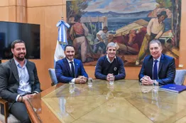 El gobernador de Corrientes en Casa Rosada: gestiones con Santilli y Caputo por obras clave para la provincia