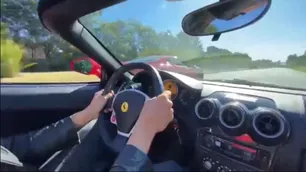 Nordelta: cuatro hombres se filmaron corriendo picadas en dos Ferraris