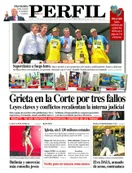 La tapa de Diario PERFIL de este sábado