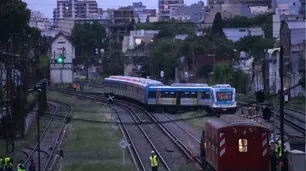 Así fue el descarrilamiento del tren Sarmiento: el video que muestra cómo la formación cambió de vía