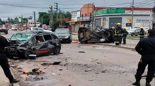 Murió un matrimonio con su hijo en un choque múltiple por picadas