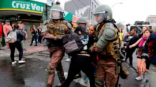 Imágenes falsas de marcha de mujeres causan indignación en Chile