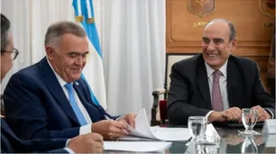 Guillermo Francos continuó la ronda de reuniones con gobernadores con el tucumano Osvaldo Jaldo