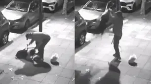 El peor amigo del perro: rescataron a 'Bob' de un sujeto que le dio terrible paliza en plena calle