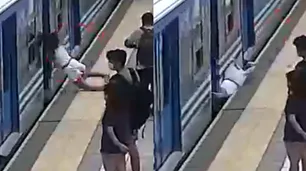 Una mujer se desmayó en La Matanza, cayó a las vías del tren y se salvó de milagro
