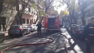 Incendio y pánico en Palermo: se prendió fuego un edificio y varias familias quedaron atrapadas