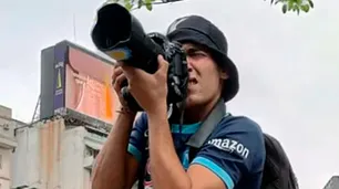 El fotógrafo Pablo Grillo volvió de visita a su hogar tras una larga internación