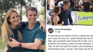 "Gran padre" y "protector": la esposa del intendente de Concordia lo respaldó en redes