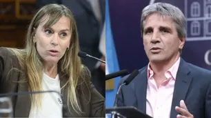 Luis Caputo convocó "a llevar los ahorros al banco" y Juliana Di Tullio lo cruzó: "Traé la que tenés afuera"