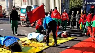 Chocaron un colectivo y un camión en General Paz: al menos 40 personas fueron asistidas