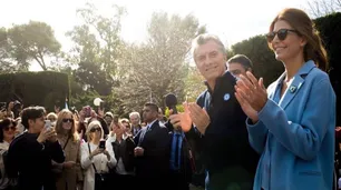 Tras el Tedeum, Macri volvió a Olivos para compartir el locro del 25 de mayo