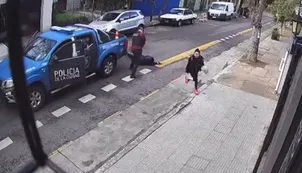 Video: la Policía baleó a un personal trainer que intentó matar a su exnovia con un arma