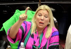 Fondos buitre | Para Carrió, "esto se parece a un autogolpe"