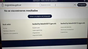 Ciberdelincuentes hackearon el sitio oficial del Gobierno: apuntaron a las gestiones anteriores y a la falta de inversión