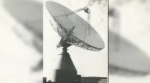 La antena que permitió ver en el país la llegada del hombre a la Luna