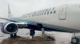 El avión hidrante de Santiago del Estero pasó por Córdoba y recibió la autorización para combatir incendios