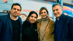 Macri visitó Los Piletones, de Margarita Barrientos