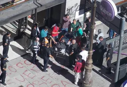 Microcentro: muere un ladrón en un intento de salidera