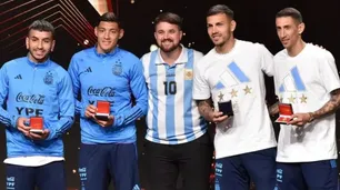 Conmebol homenajeó a los campeones del mundo
