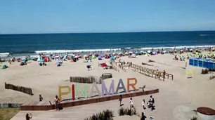 Pinamar: cambio de quincena y ocupación cercana al 100%