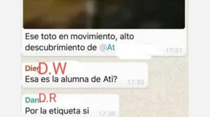 "Imposible no tocarla borracha": suspenden a docentes universitarios por un chat misógino