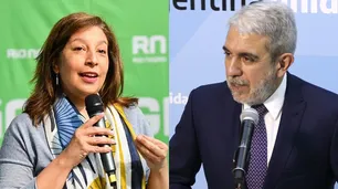 "Río Negro nos importa y mucho", dijo Aníbal Fernández y Carreras pidió la intervención de la AFI