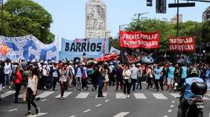 En otro día de protestas, "Los Cayetanos" van al Congreso por la emergencia alimentaria