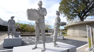 "Casi un monumento", una original forma de concientizar sobre la brecha de género