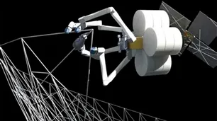 China lanzó el robot araña SpiderFab para construir infraestructuras en el espacio y desafiar el liderazgo de la NASA