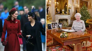 Las duquesas firman la paz en Navidad mientras la reina valora "la familia y la amistad"