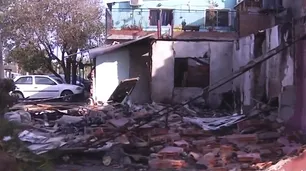 Explotó una garrafa y se derrumbó una casa en Los Polvorines: hay seis personas internadas