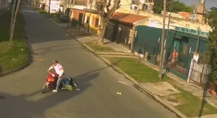 Salvaje ataque motochorro: arrastró a una mujer porque el pelo se le enredó en la moto