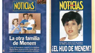 Así fue la demanda de Menem a NOTICIAS tras la revelación sobre su hijo Carlos Nair