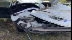 Accidente y milagro en Entre Ríos: volcó en su auto Marcos Urtubey, hijo del ex gobernador de Salta