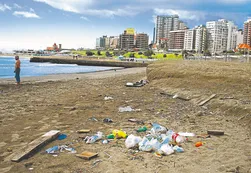 Advierten que es alta la contaminación por plásticos en las playas