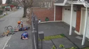 Video: motochorros disparan contra un ejecutivo que paseaba con su hijo