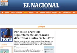 Los medios del mundo se hicieron eco del exilio del periodista Damian Pachter
