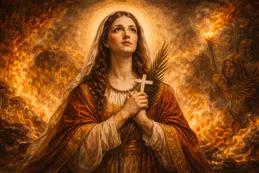 Santa Apolonia de Alejandría: la mártir que entregó su vida entre llamas y oraciones