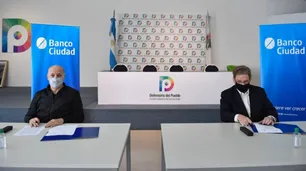 El Banco Ciudad y la Defensoría del Pueblo de CABA celebran convenio