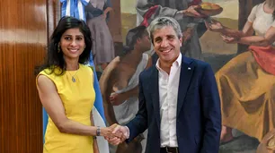 Caputo se reunió con Gita Gopinath para revisar las cuentas públicas