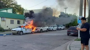 La Pampa: piedrazos y patrulleros incendiados en el pedido de justicia por Lucio Dupuy