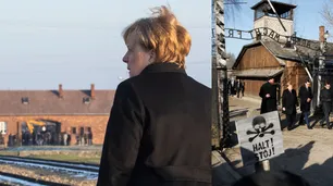 Merkel evocó los crímenes nazis en su visita a Auschwitz