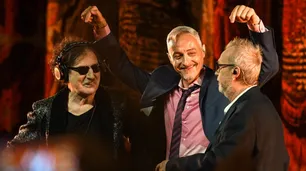 Serú Girán volvió a unirse en el escenario del Teatro Colón