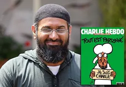 Para un religioso musulmán, la nueva tapa de Charlie Hebdo "es un acto de guerra"